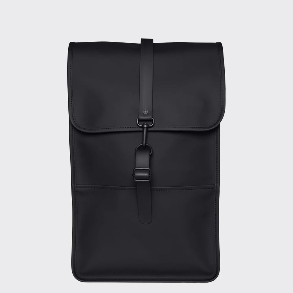 BRAND NEW with TAGS, Waterproof RAINS Black Unisex Backpack Bag